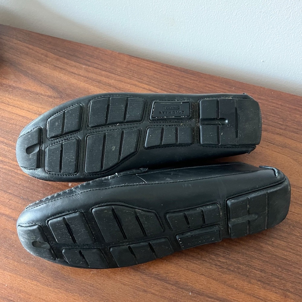 Cole Haan Wyatt Bit Driving Loafer Black Leather Mens Size 10.5M Luxury Classy - Picture 7 of 9